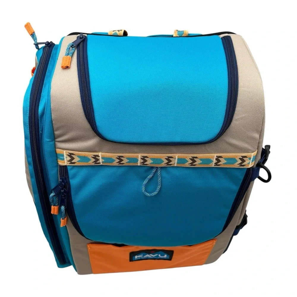 KAVU Pacific Rimshot Disc Golf Bag Padded Frisbee Holder Backpack - Jamboree